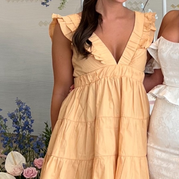 Worn once- Abercrombie cotton babydoll dress - Picture 1 of 6